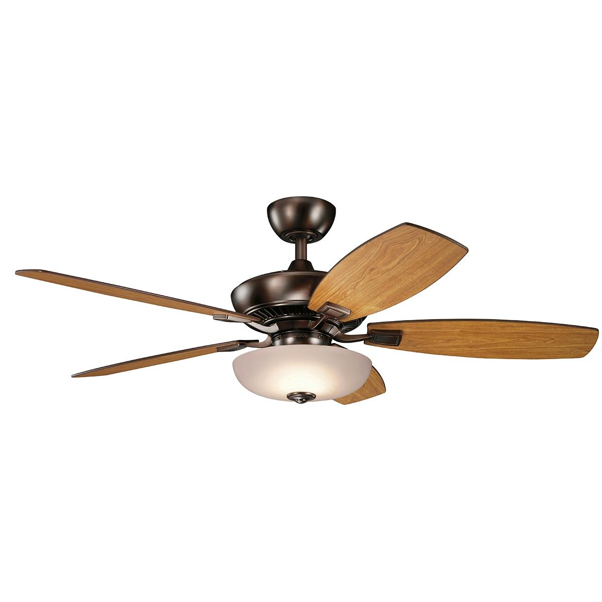Canfield Pro LED 52" Fan Brushed Bronze on a white background