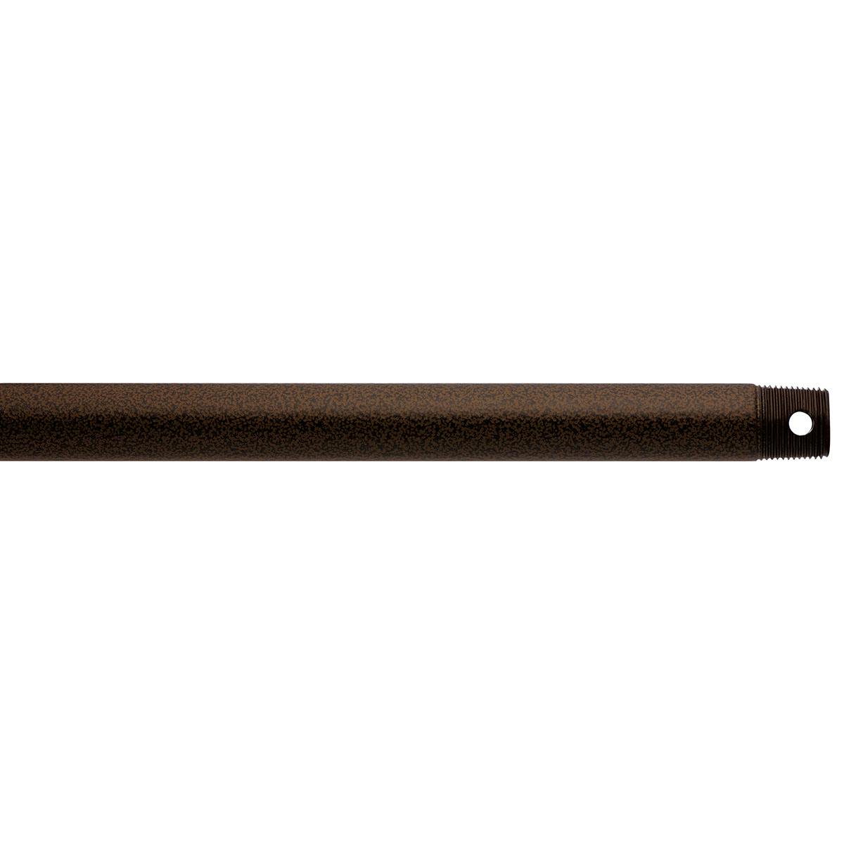 Dual Threaded 60" Downrod Tannery Bronze™ on a white background