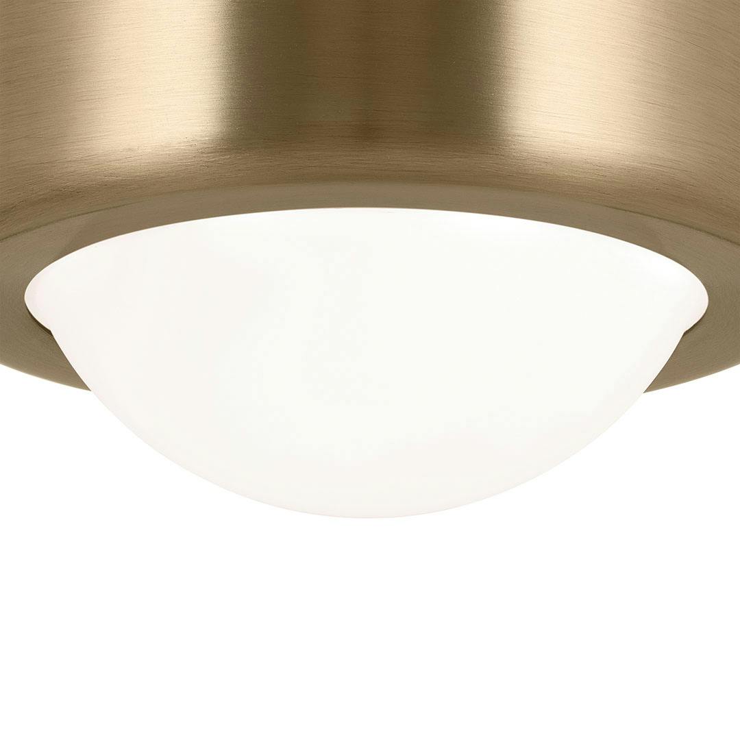 Close up view of the Tibbi 5.5" LED Flush Mount in Bronze on a white background