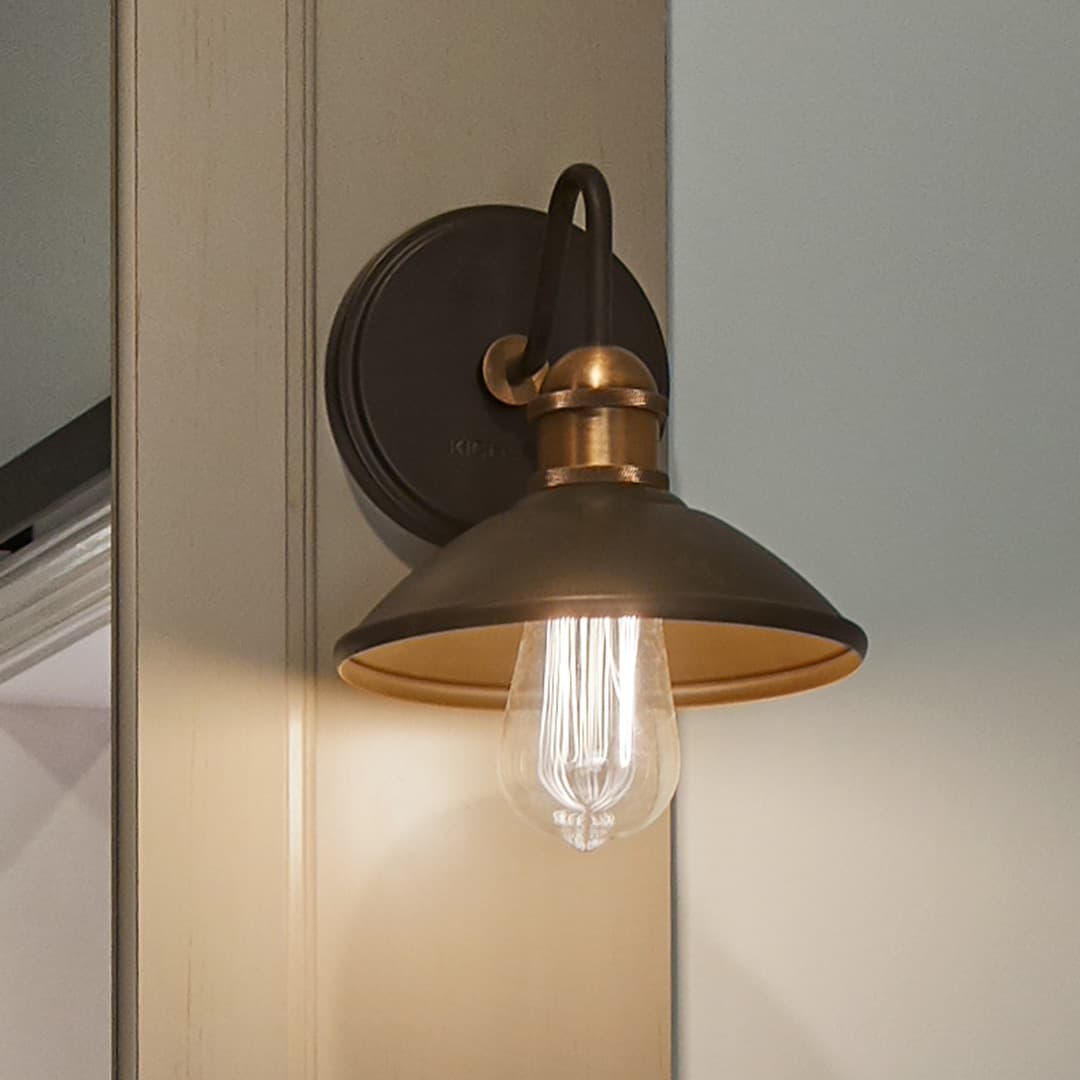 Clyde™ 1 Light Wall Sconce Olde Bronze® 