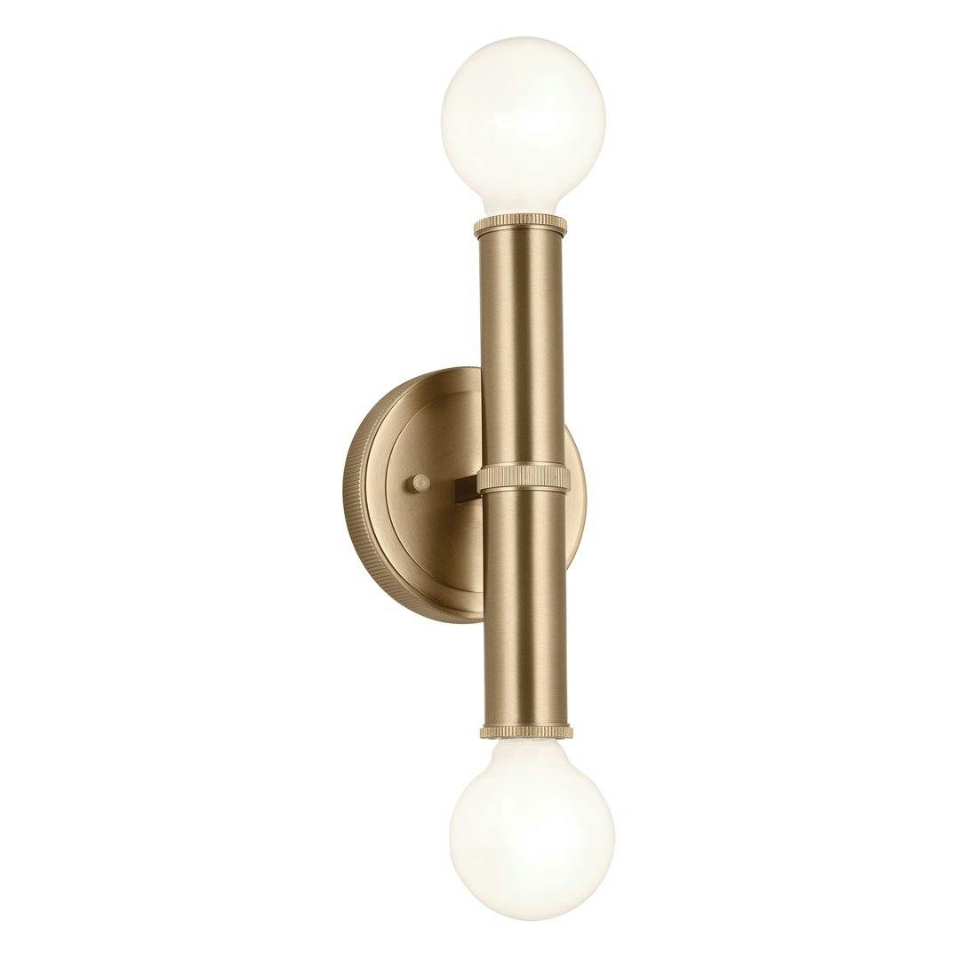 Torche 9.75 Inch 2 Light Wall Sconce in Champagne Bronze on a white background