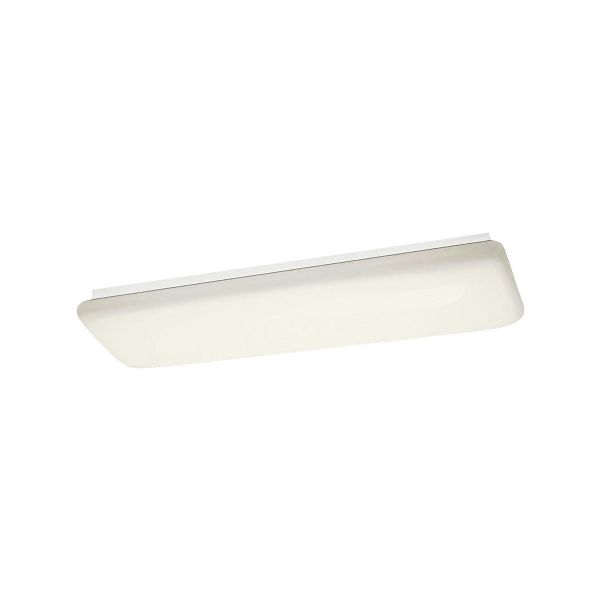 50" Fluorescent Ceiling Light White on a white background