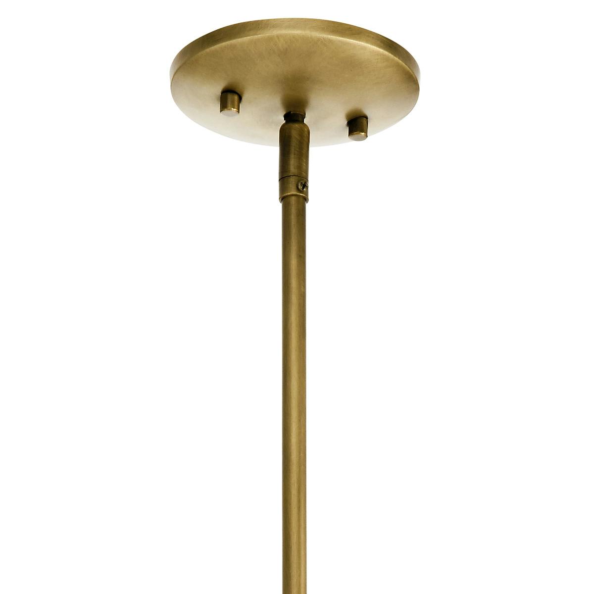 Canopy for the Thisbe 18" 3 Light Mini Chandelier Brass on a white background