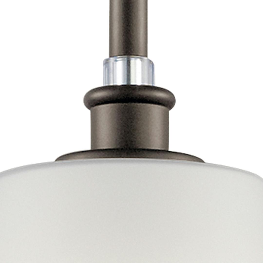 Joelson™ 1 LED Bulb Mini Pendant Bronze on a white background detail