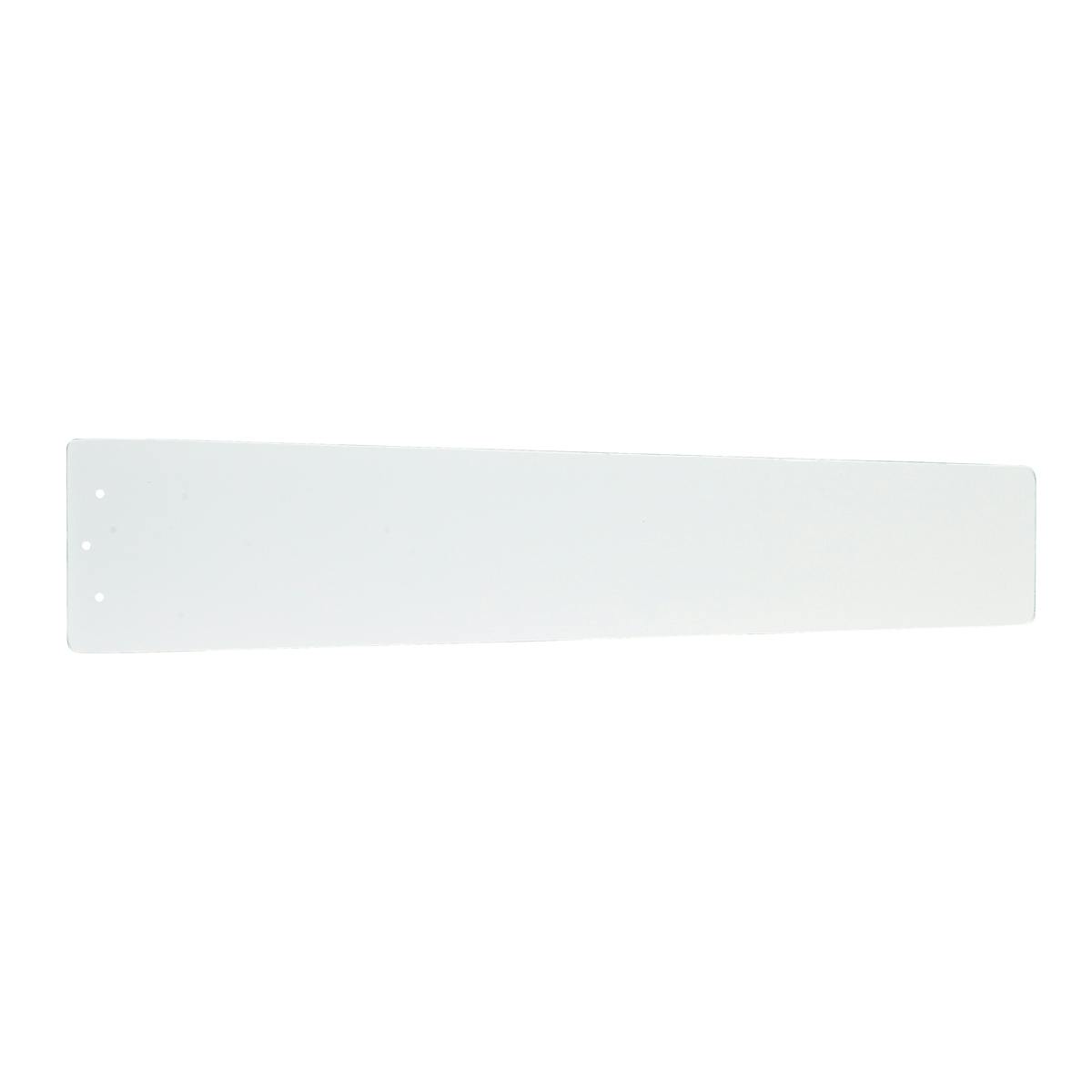 Arkwright™ 48" Blade Clear White & Silver on a white background