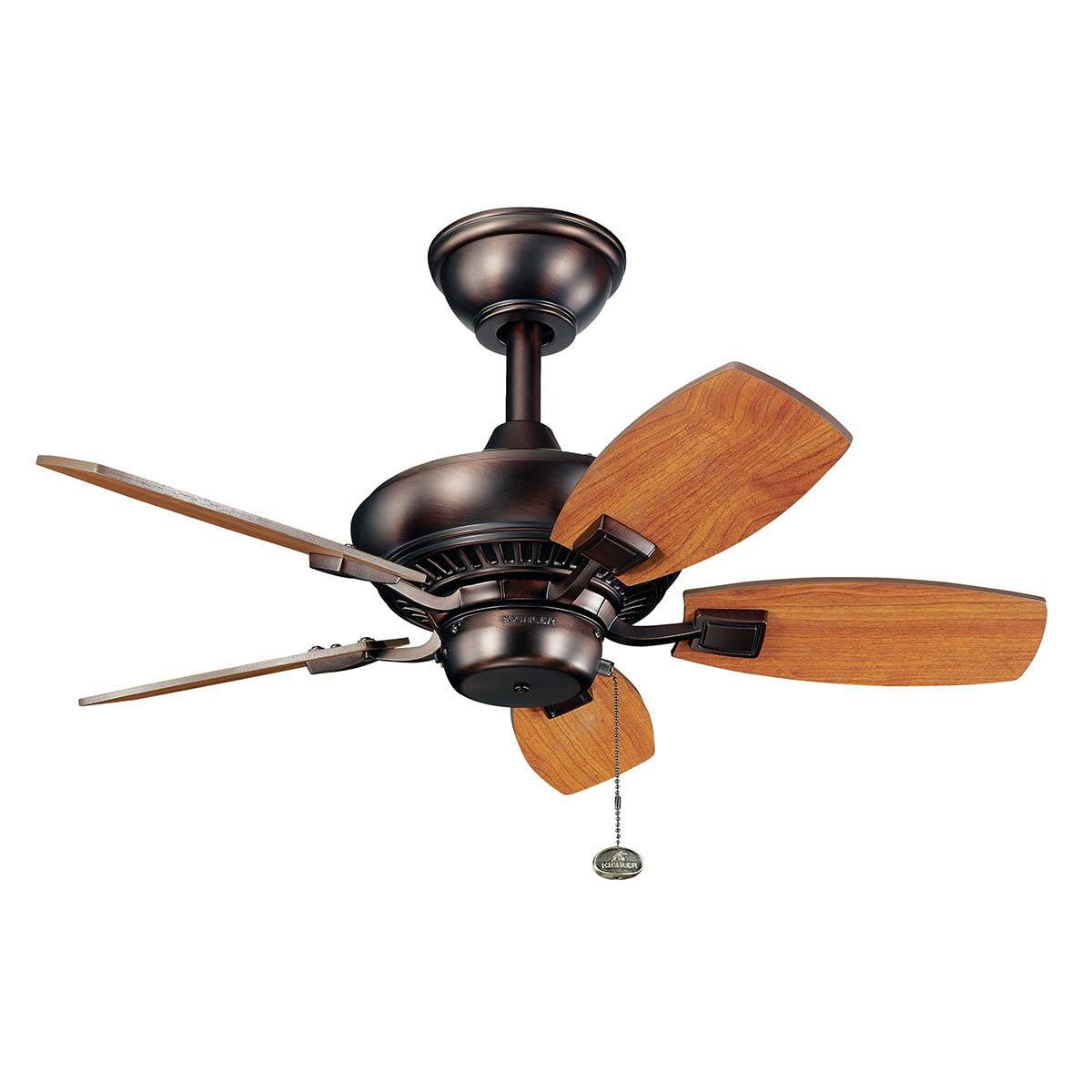 Canfield 30" Fan Oil Brushed Bronze on a white background