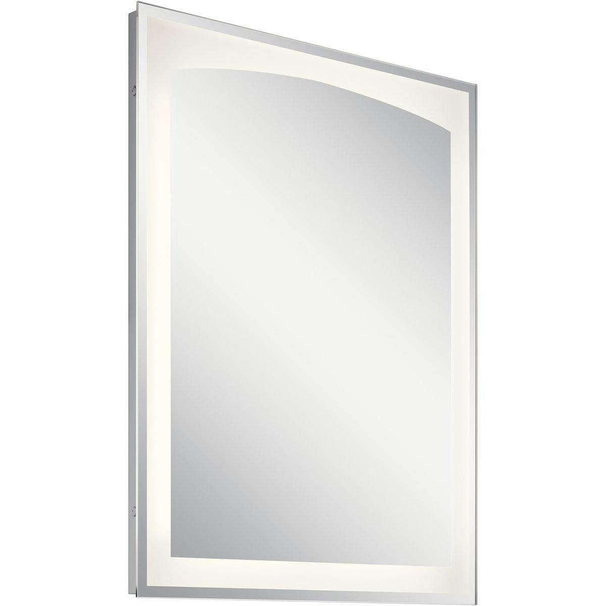 Tyan 30" LED Vanity Mirror White on a white background