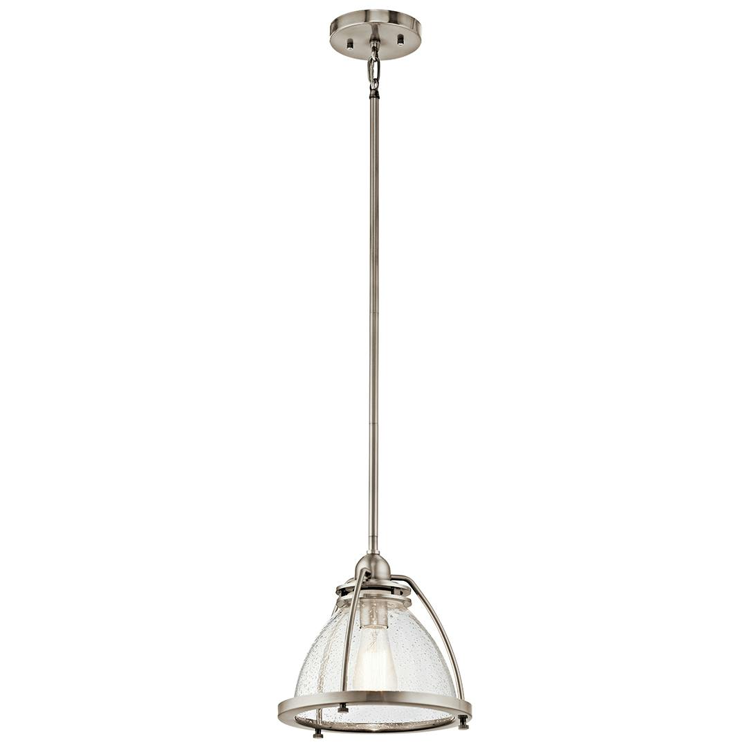 Silberne 10" 1 Light Pendant in Pewter on a white background
