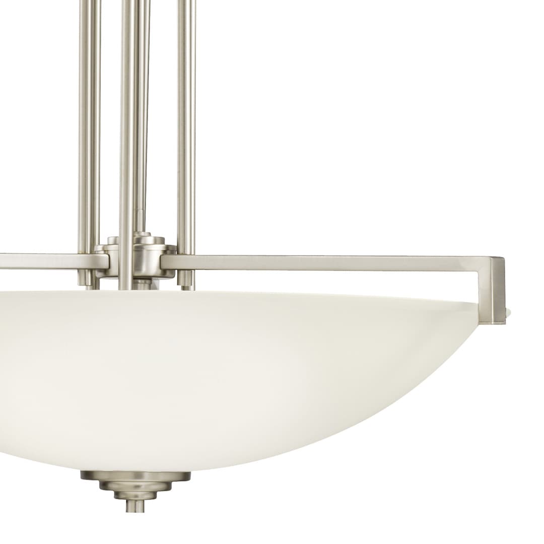 Eileen™ 4 Light Pendant Brushed Nickel on a white background