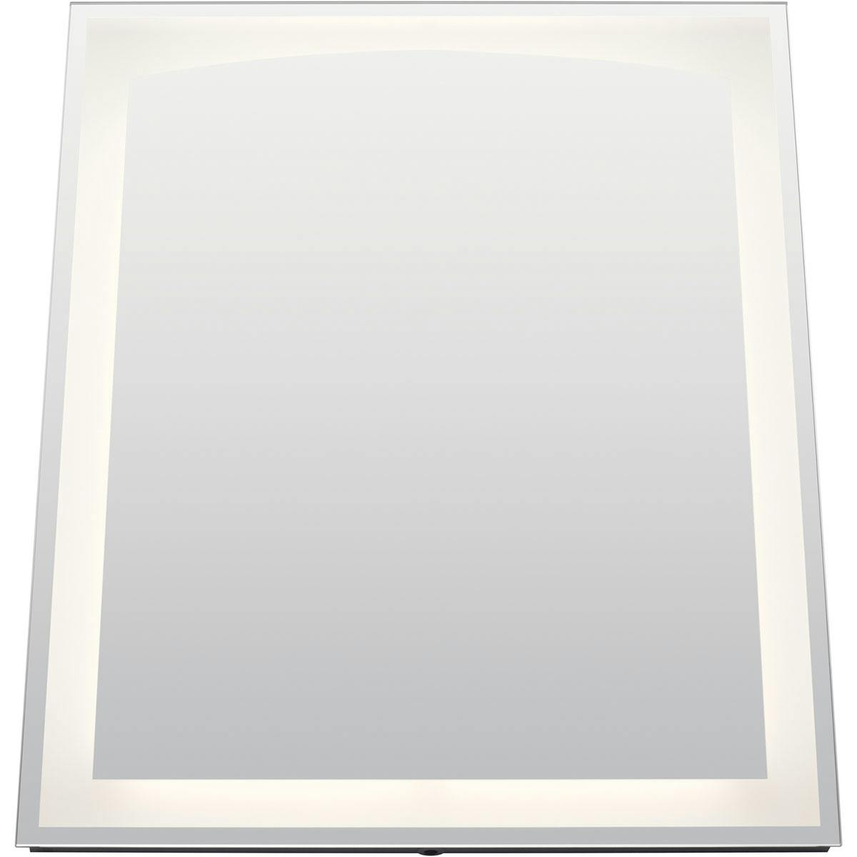Front view of the Tyan 30" LED Vanity Mirror White on a white background