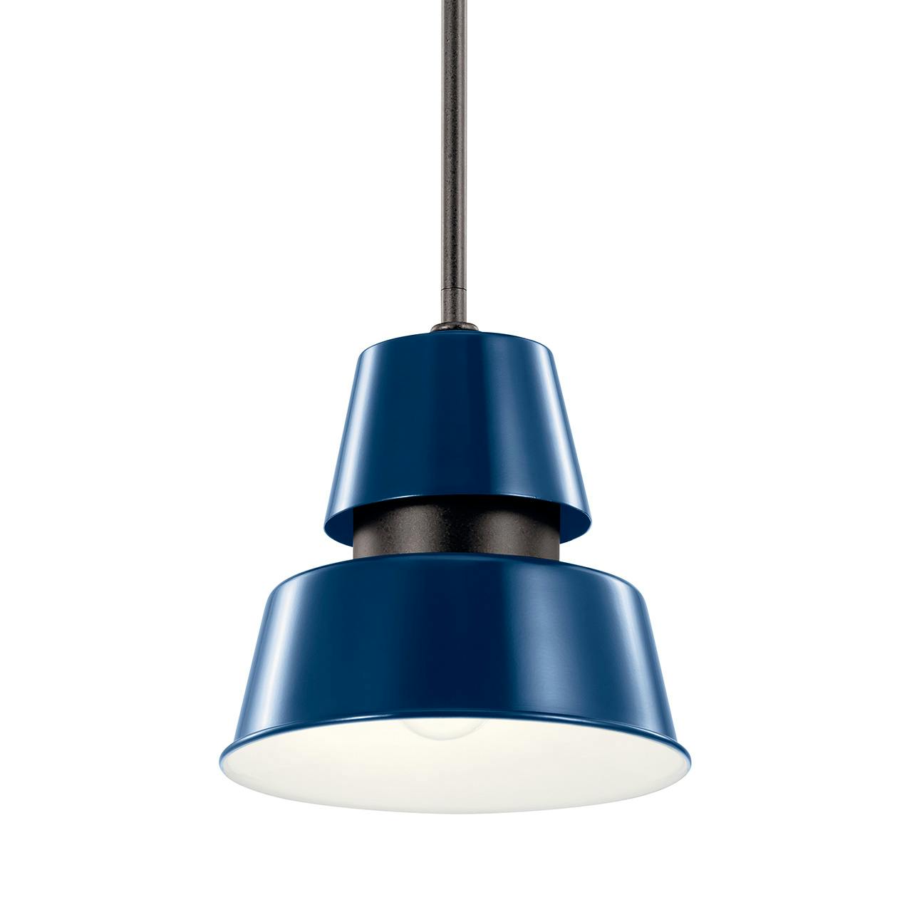Lozano 9.5" 1 Light Pendant Catalina Blue without the canopy on a white background