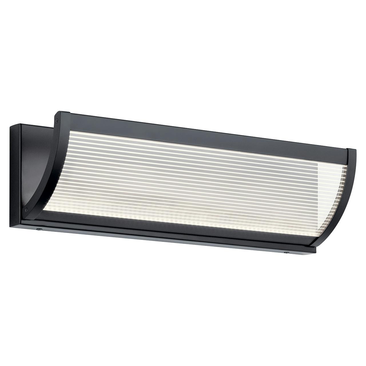 Roone LED 19" Linear Vanity Light Black on a white background