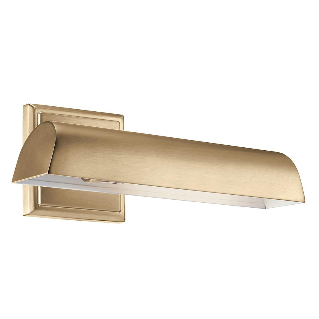 The Carston 12 Inch 1 Light Picture Light in Champagne Bronze on a white background