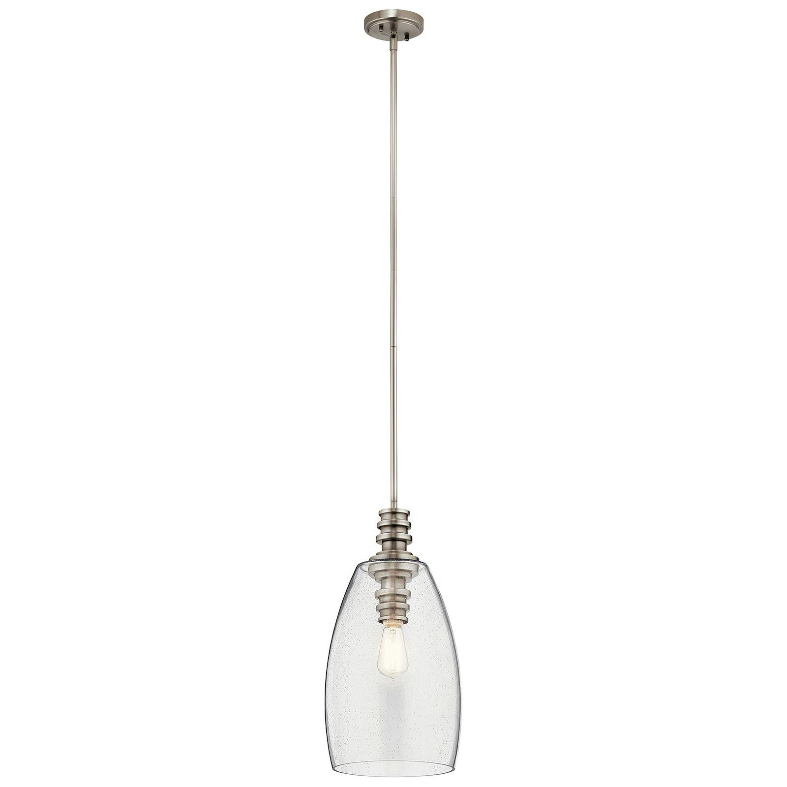 Lakum™ 1 Light Pendant Classic Pewter on a white background