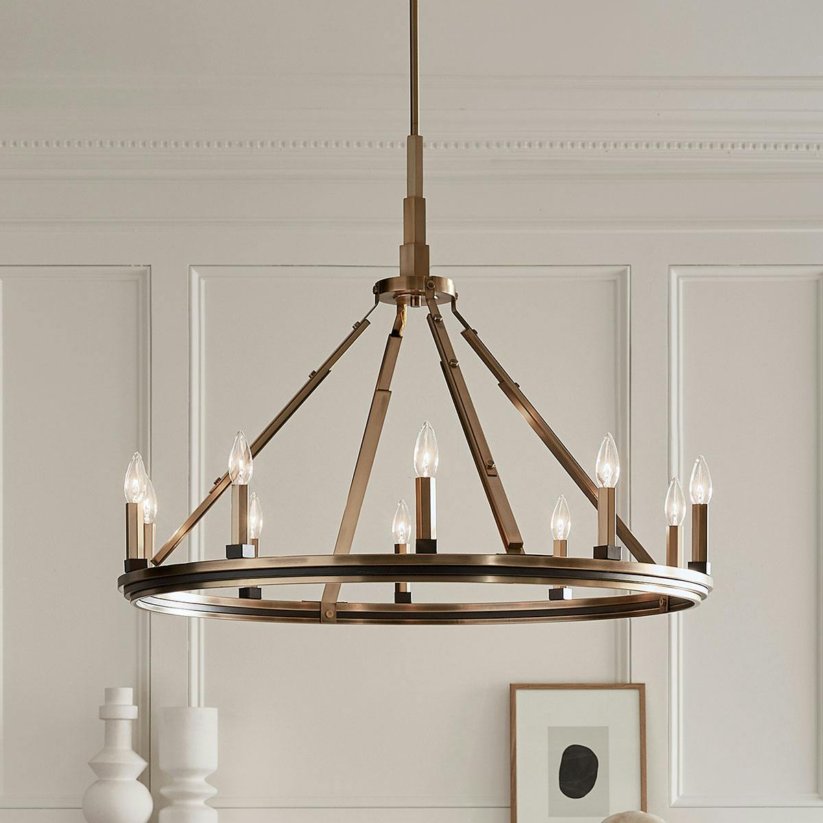 Day time Dining Room image featuring Emmala chandelier 52421BNB