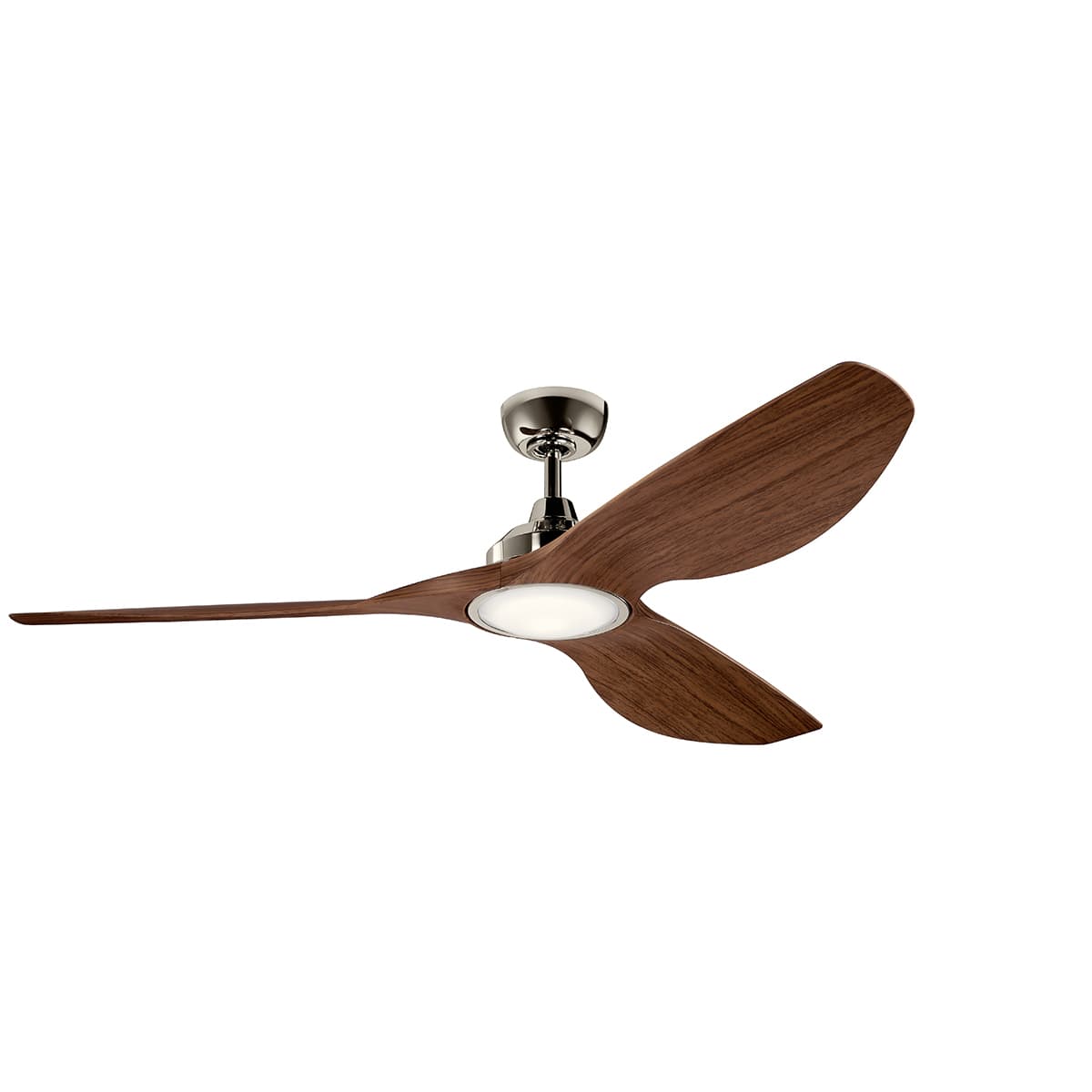 Imari™ LED 65" Fan Polished Nickel on a white background