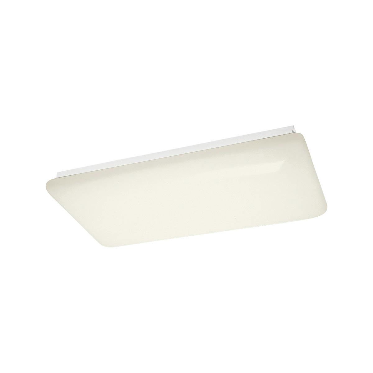 51" Fluorescent Ceiling Light White on a white background