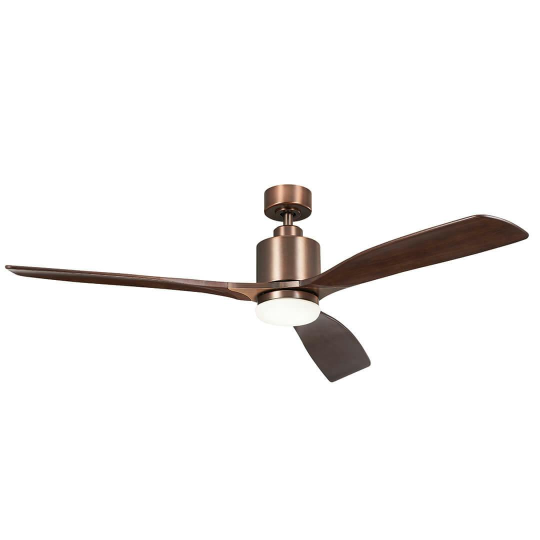 60" Ridley II Ceiling Fan Oil Brushed Bronze on a white background