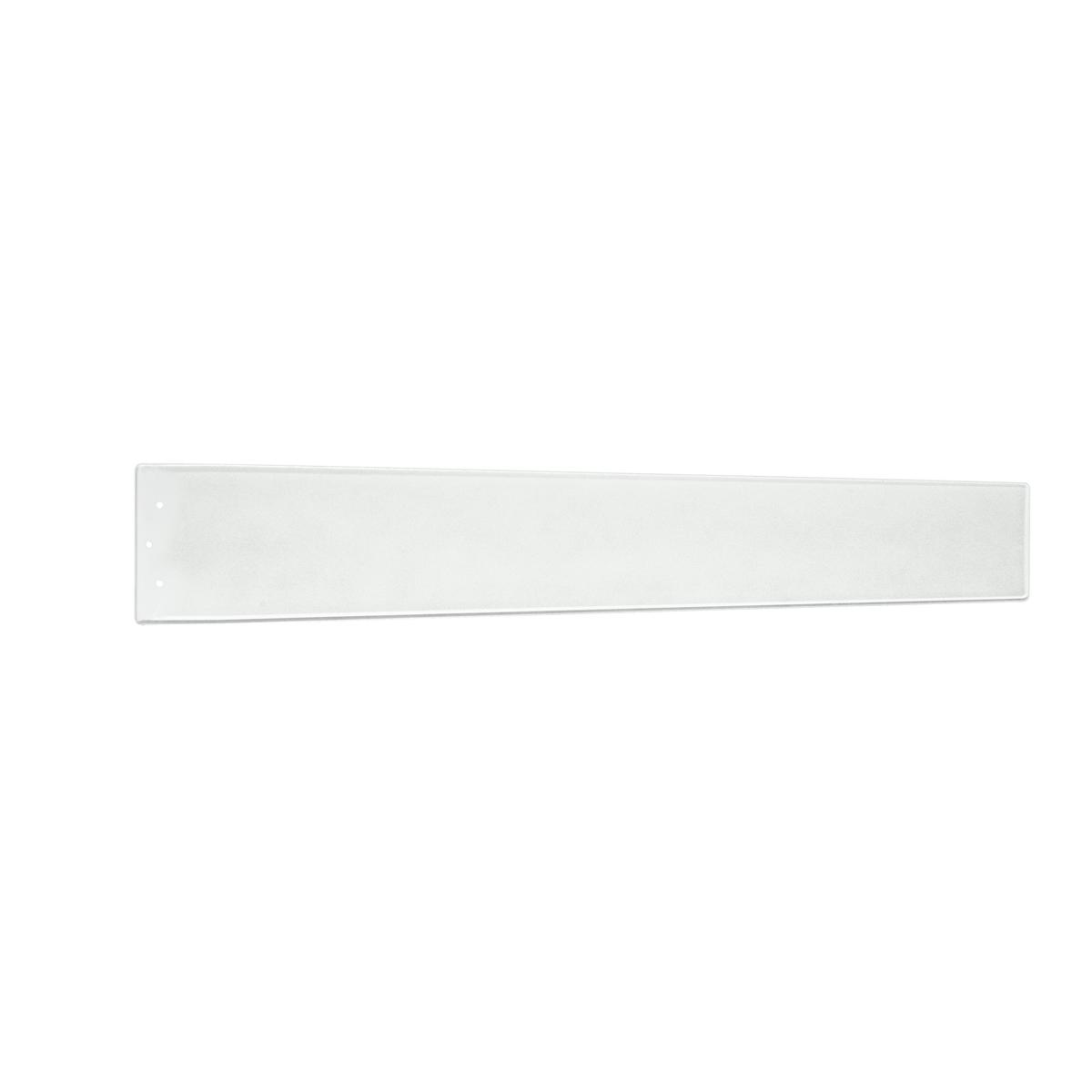 Arkwright™ 58" Blade White and Silver on a white background