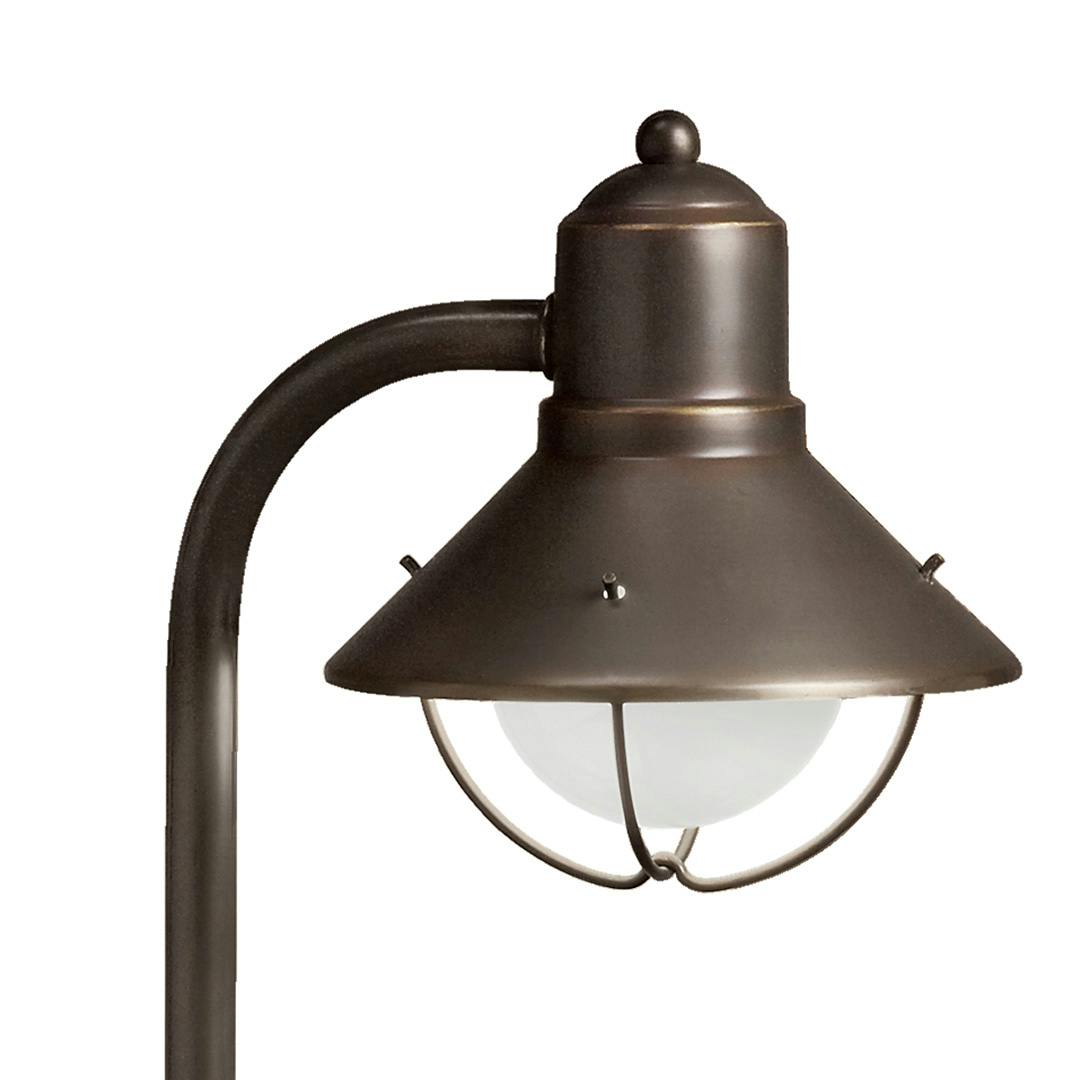 Marine Lantern 120V Path Light Olde Bronze on a white background