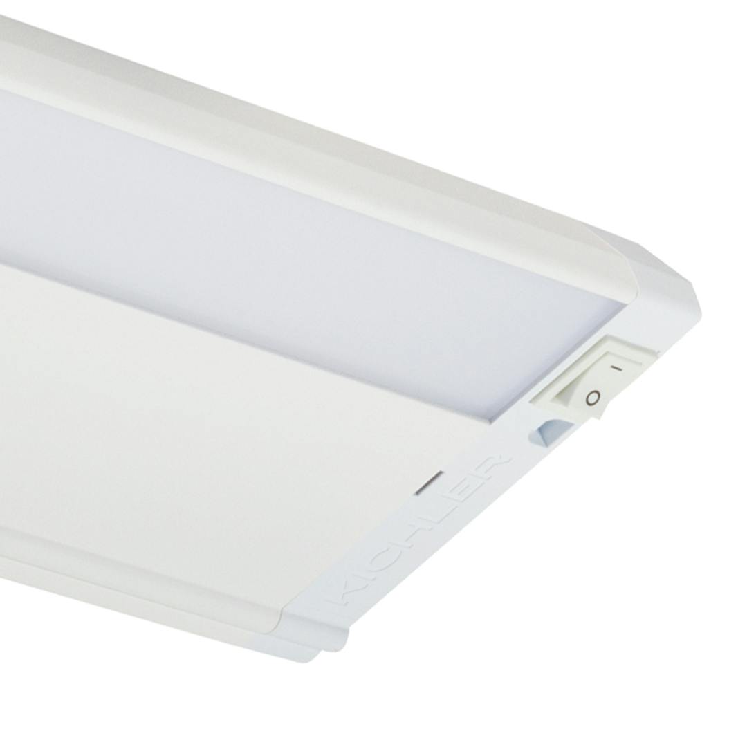 4U 22" 2700K LED Cabinet Light White on a white background