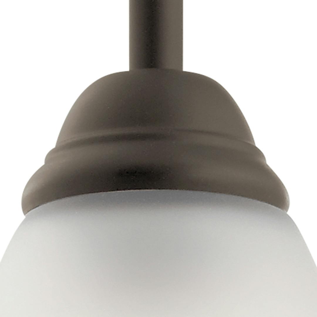 Jolie 4.75" 1 LED Bulb Mini Pendant Bronze on a white background detail