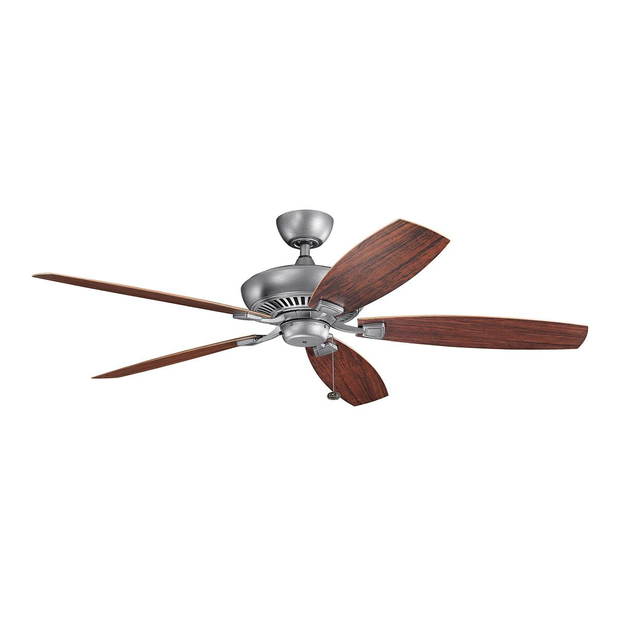 Canfield XL Patio 60" Fan Weathered Steel on a white background