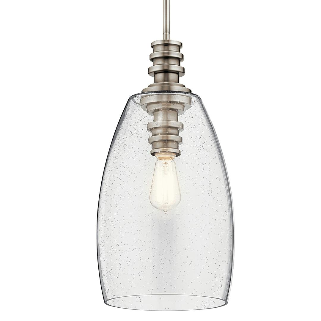 Lakum™ 1 Light Pendant Classic Pewter on a white background