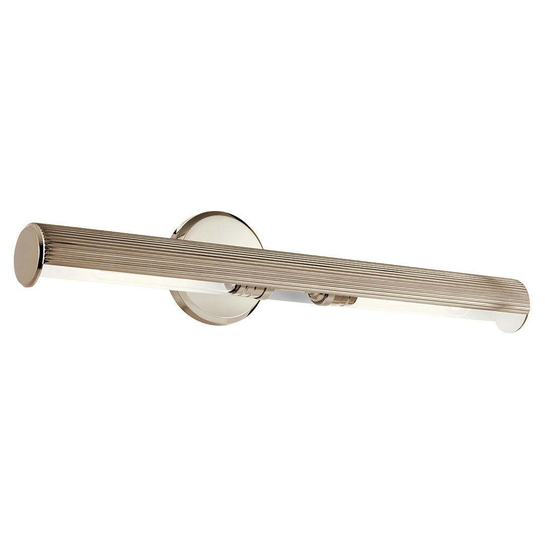 The Midi 24 Inch Picture Light in Polished Nickel on a white background