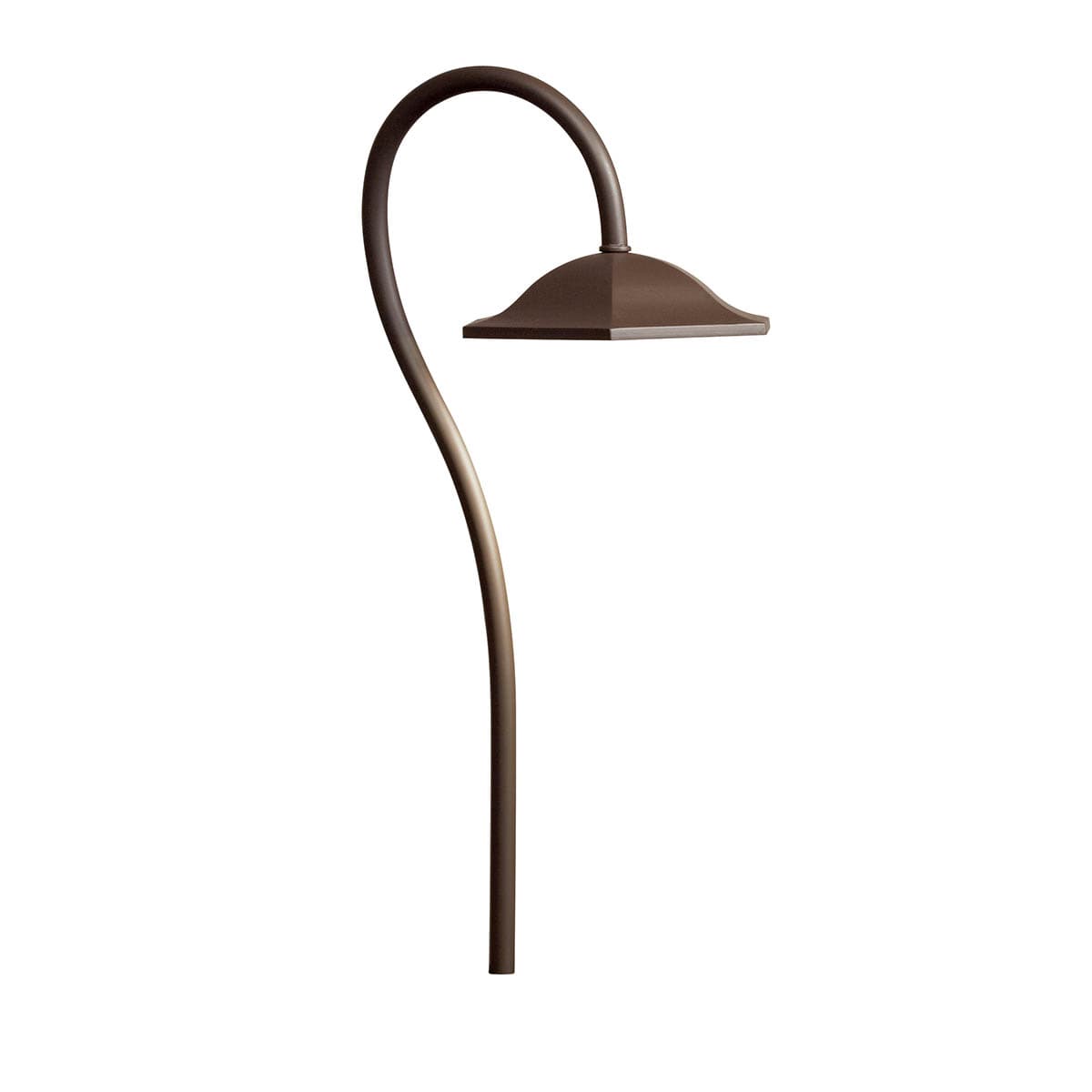 Shepherd's Crook 2700K Path Light Bronze on a white background