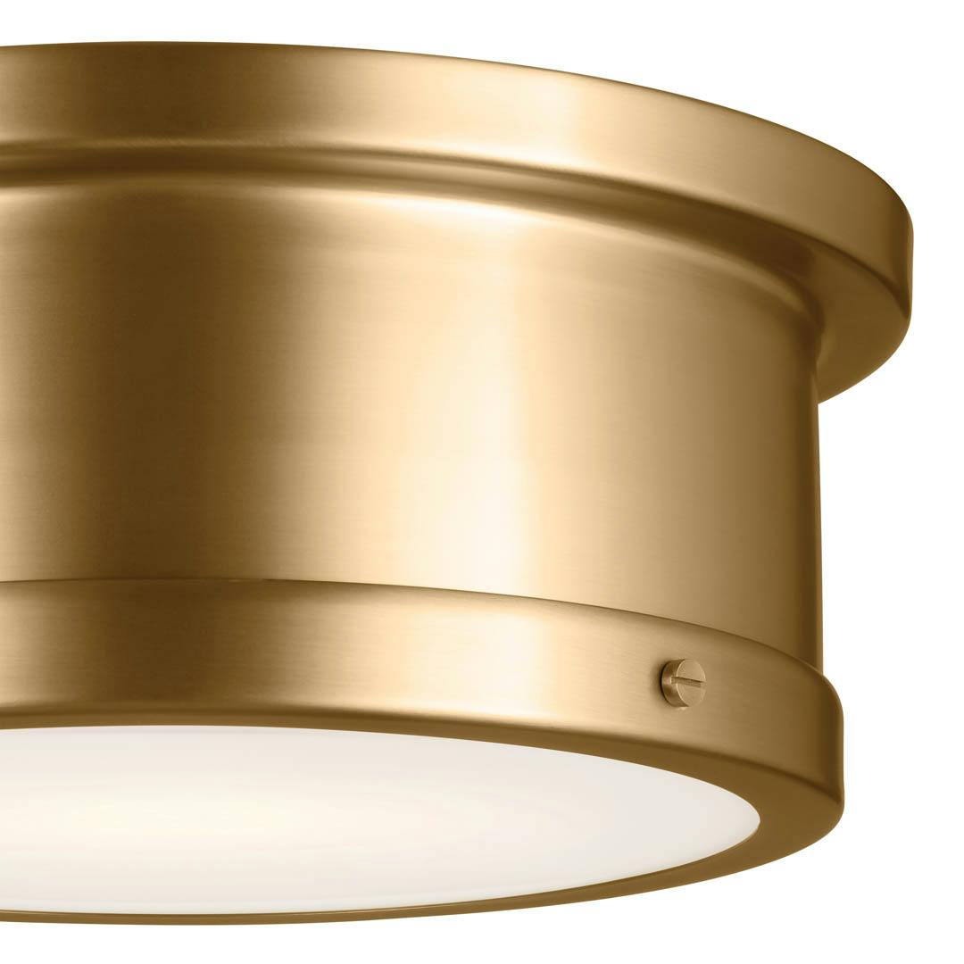 Serca 14.25" 2 Light Mount Polished Nickel  on a white background