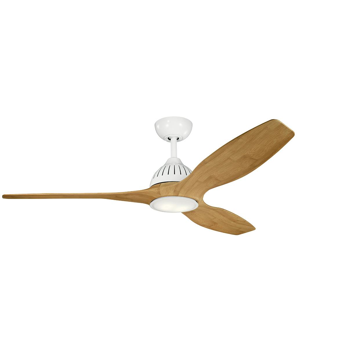 Jace™ LED 60" White Ceiling Fan on a white background