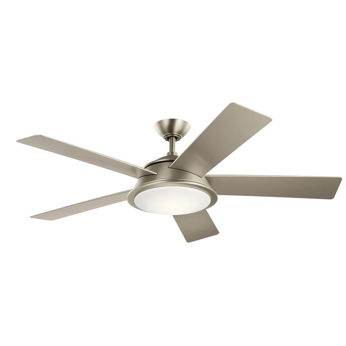 Verdi™ LED 56" Ceiling Fan Brushed Nickel on a white background