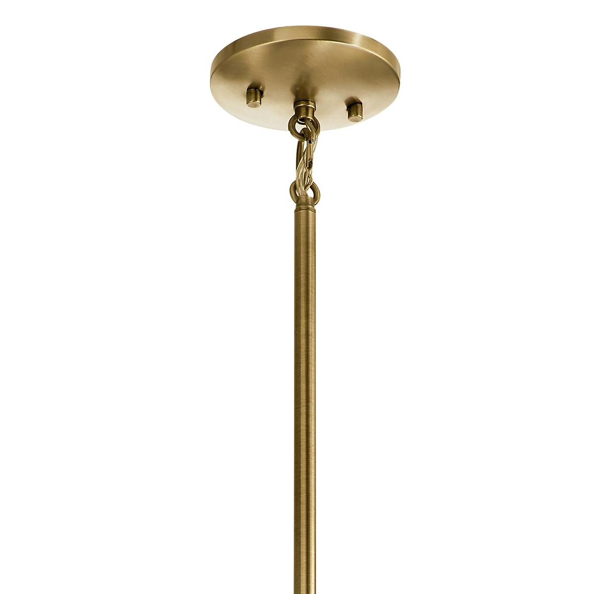 Canopy for the Thisbe 9 Light Chandelier Natural Brass on a white background