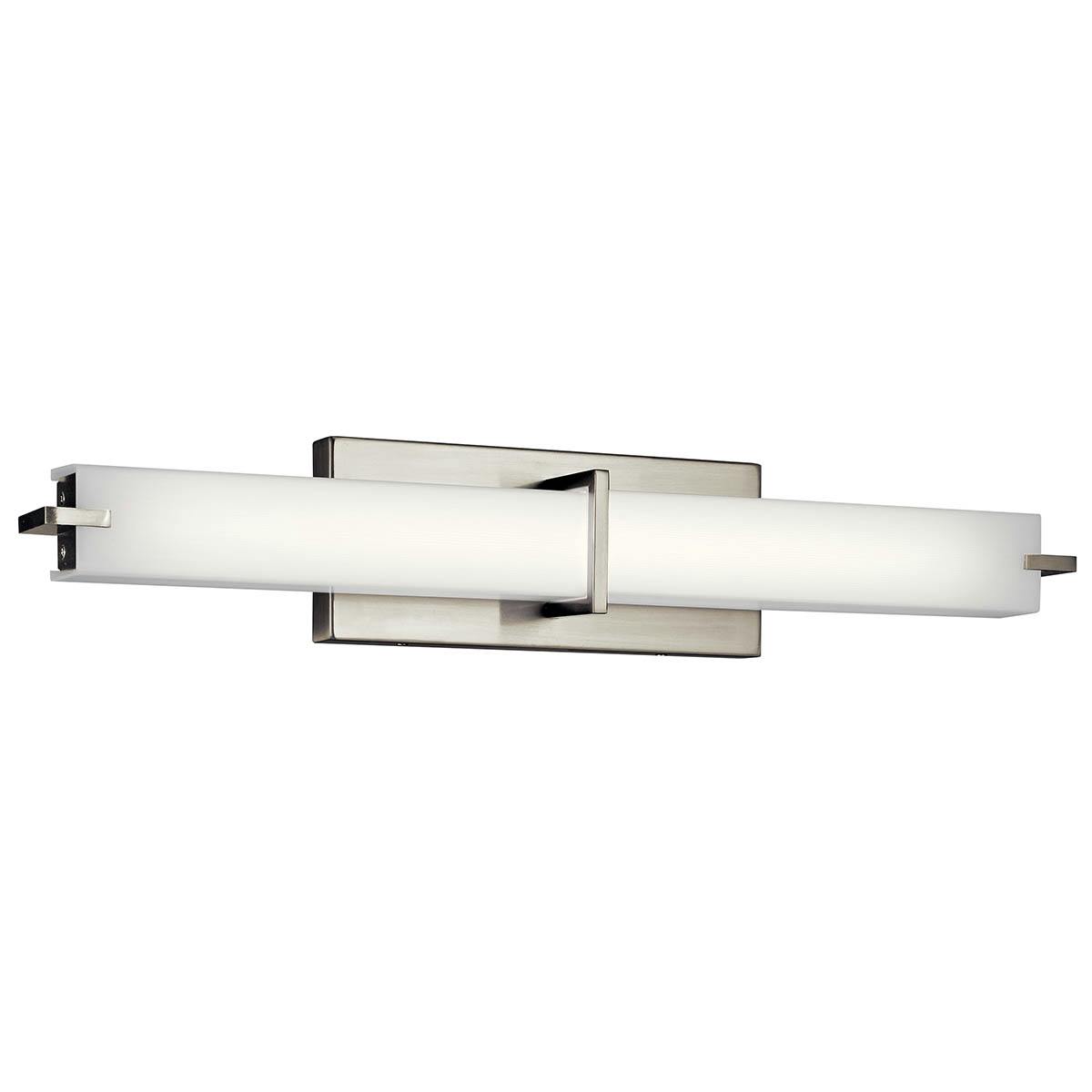 26" Linear Vanity Light Brushed Nickel on a white background