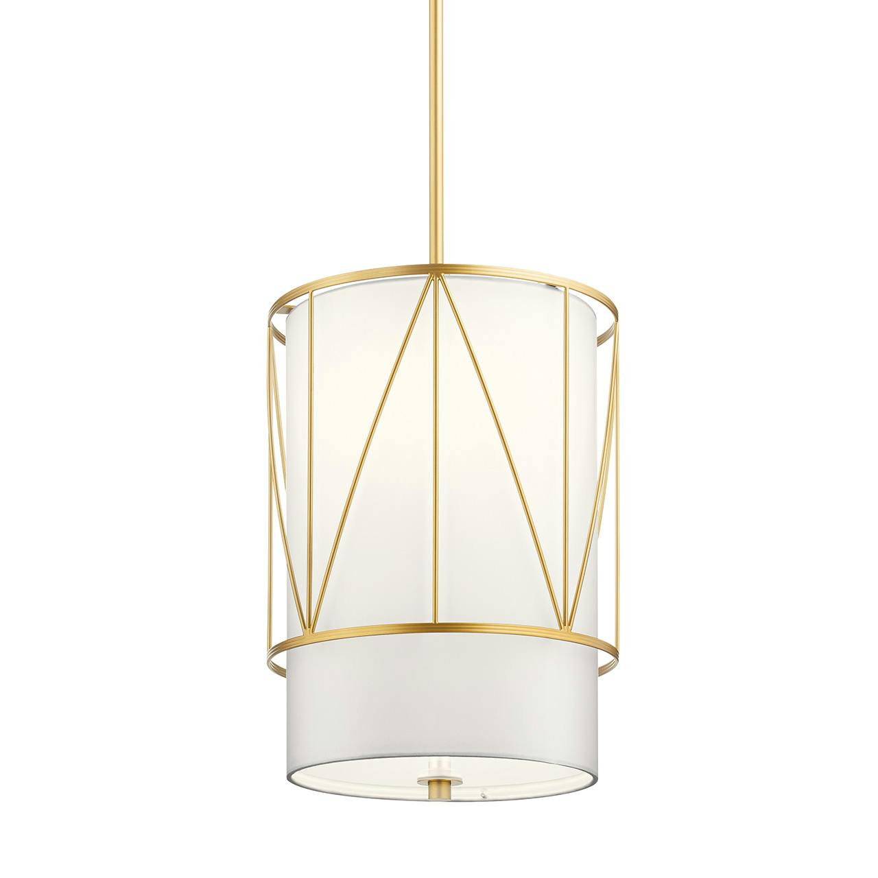 Birkleigh™ 18.25" Pendant Classic Gold without the canopy on a white background