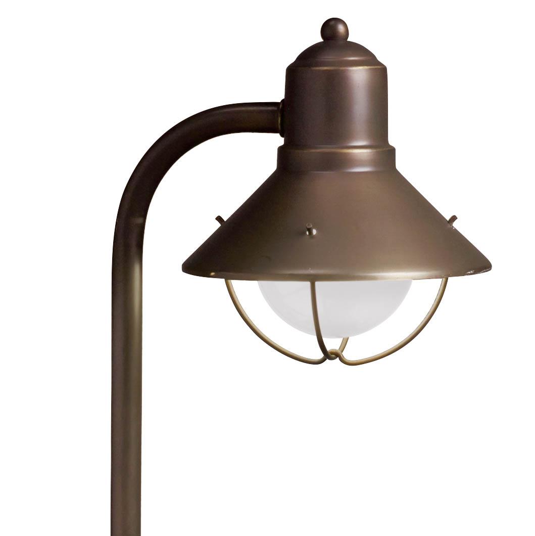 Marine Lantern 12V Path Light Olde Bronze® on a white background