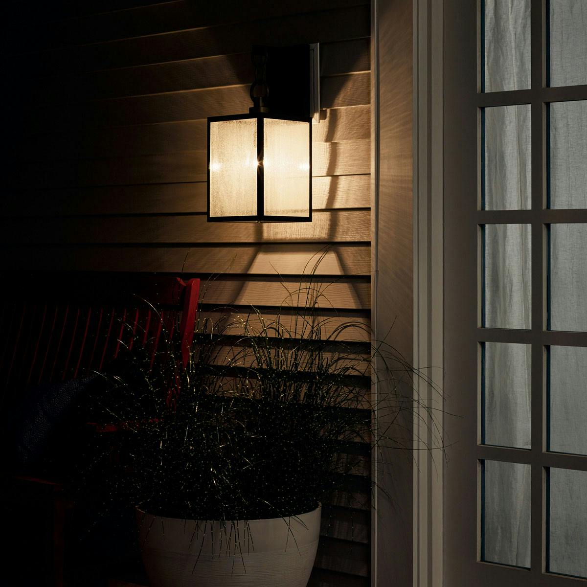 Night time porch with Lahden 59007WZC