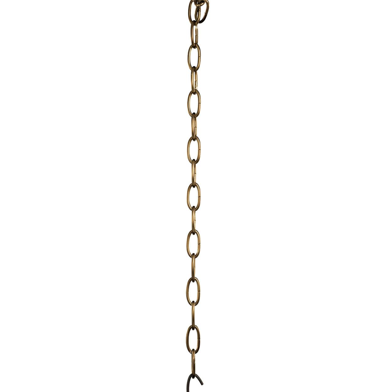 36" Standard Gauge Chain Satin Bronze on a white background