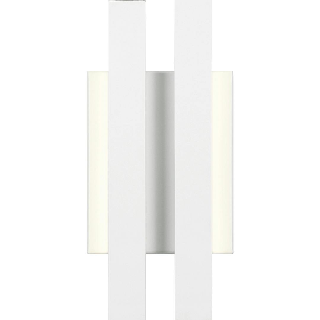 Close up view of the Idril™ LED 3000K 22.25" Wall Sconce White on a white background