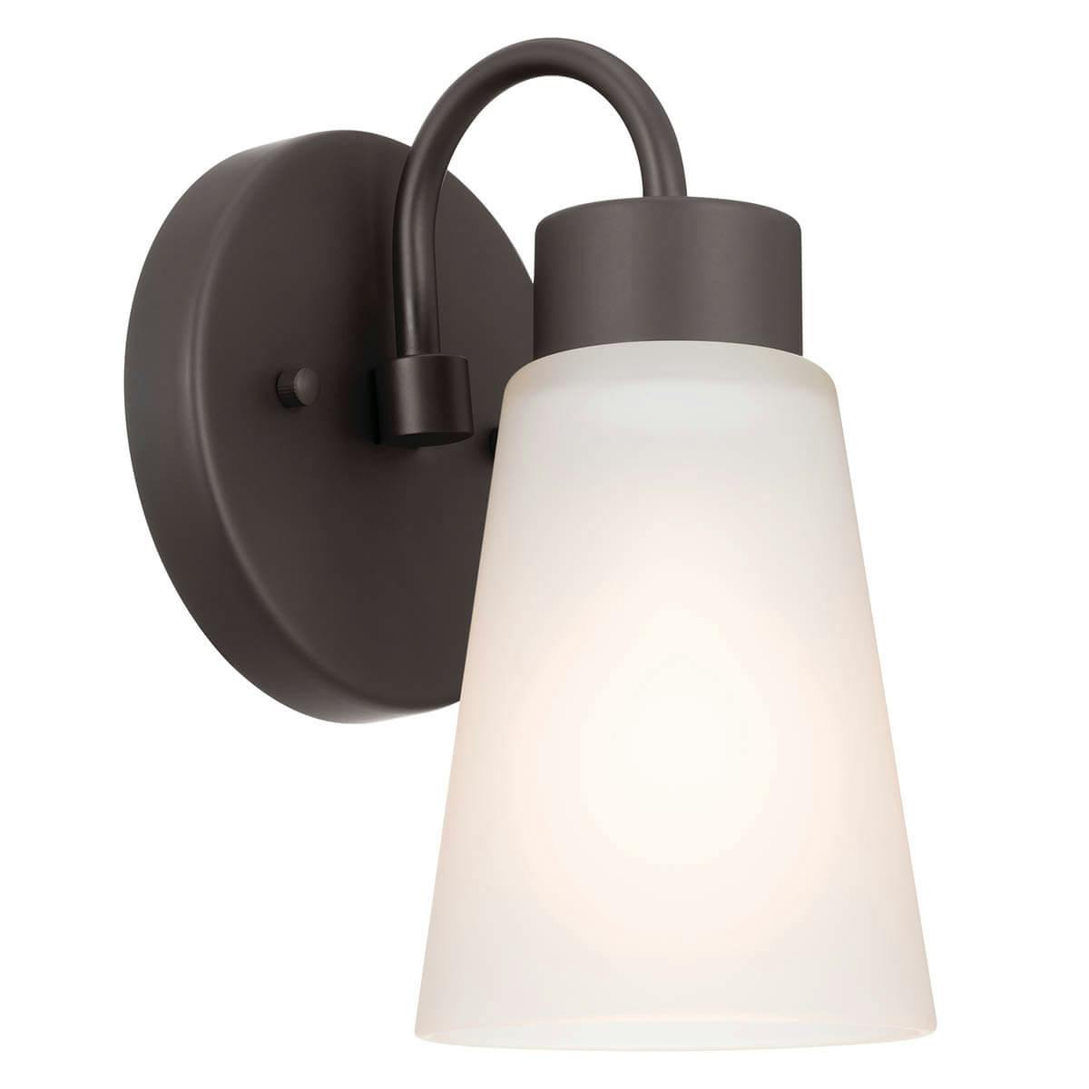 Erma 4.25" Wall Sconce Olde Bronze on a white background
